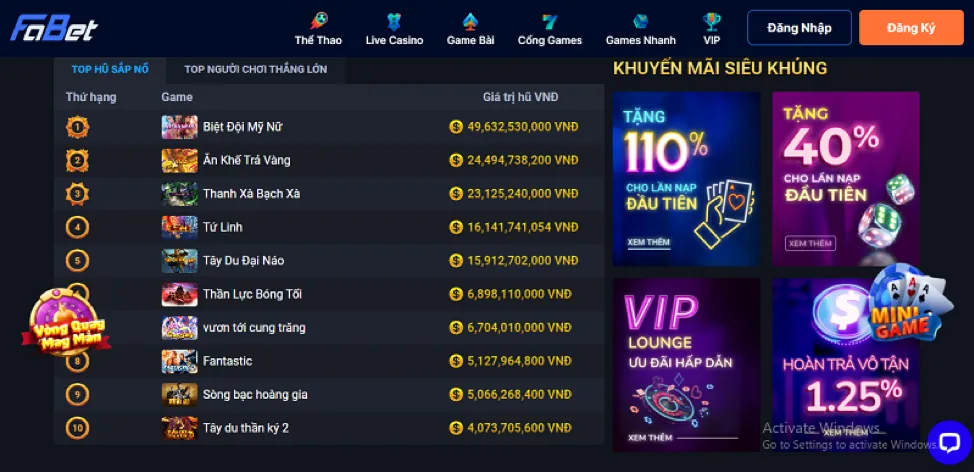 Banner ưu đãi chào mừng shbet1 app